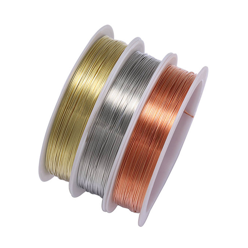 Jewelry Making Thread - 0,2/0,3/0,4/0,5/0,6/0,8/1mm Robuster Kupferdraht Perlendraht DIY Schmuckherstellung