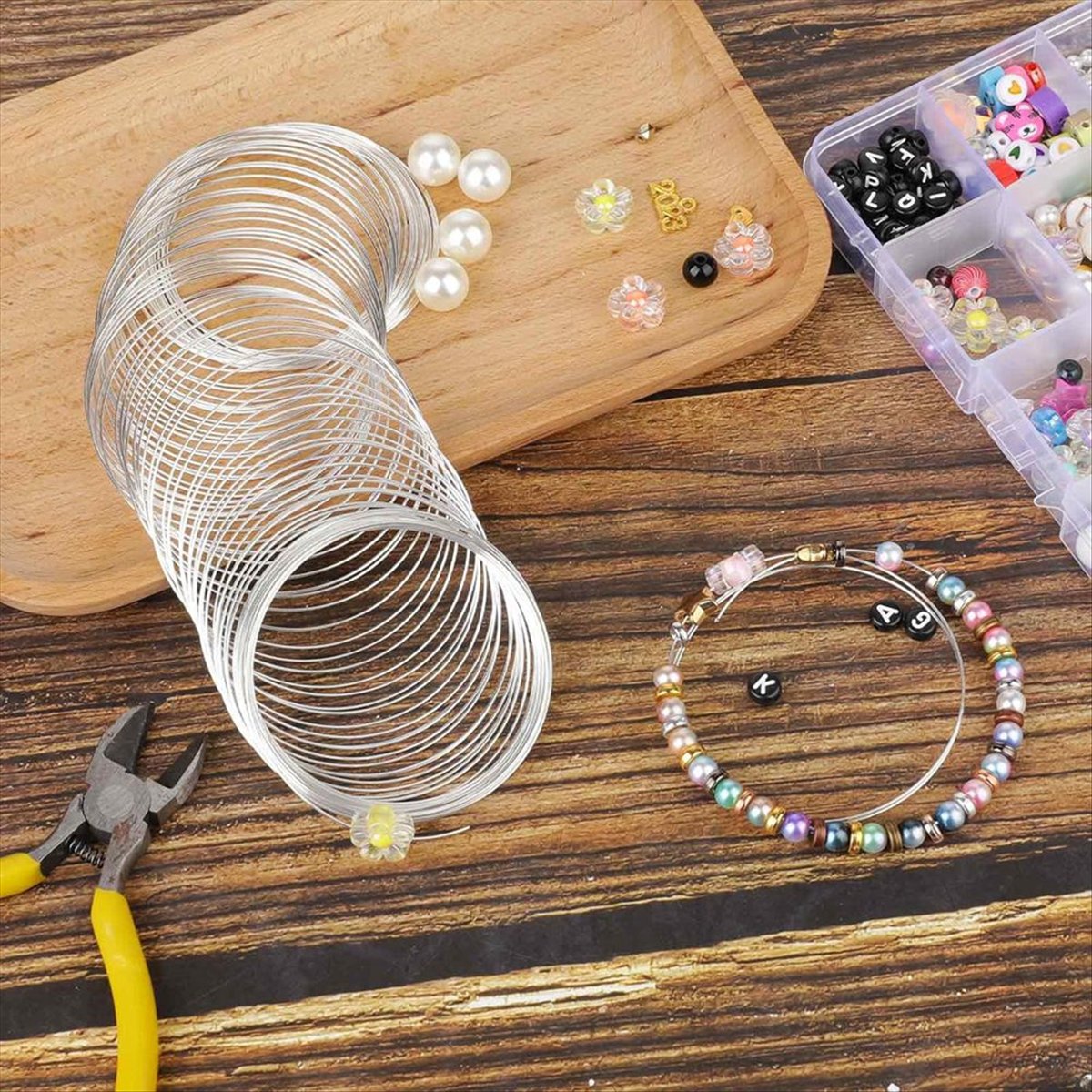 Memory Wire Bracelet - 【COUPON!】{0}300 Loop Armband Draht Schmuck Draht