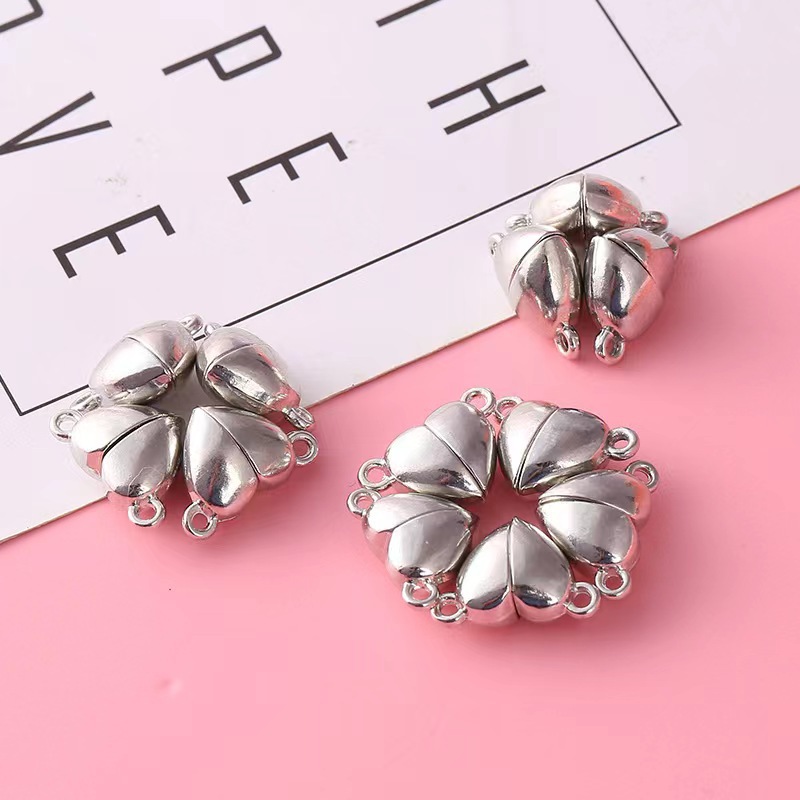Jewelry Making For Couples - 5Pairs Liebe Herz Magnetische Verbunden Verschlüsse
