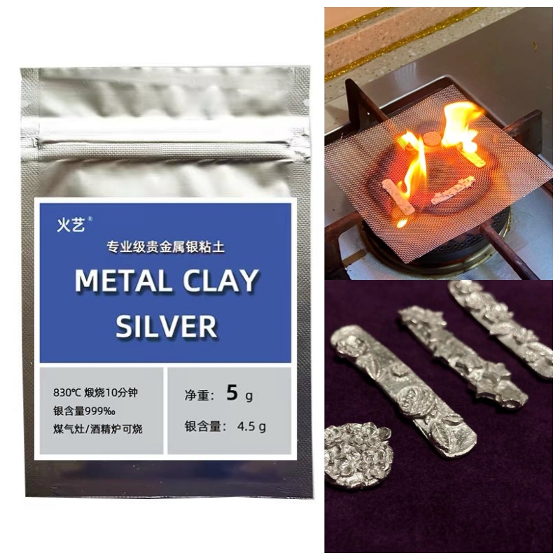 Jewelry Making For Couples - 5g/10g Schmuckherstellung Reiner Silber-Clay DIY Kreative