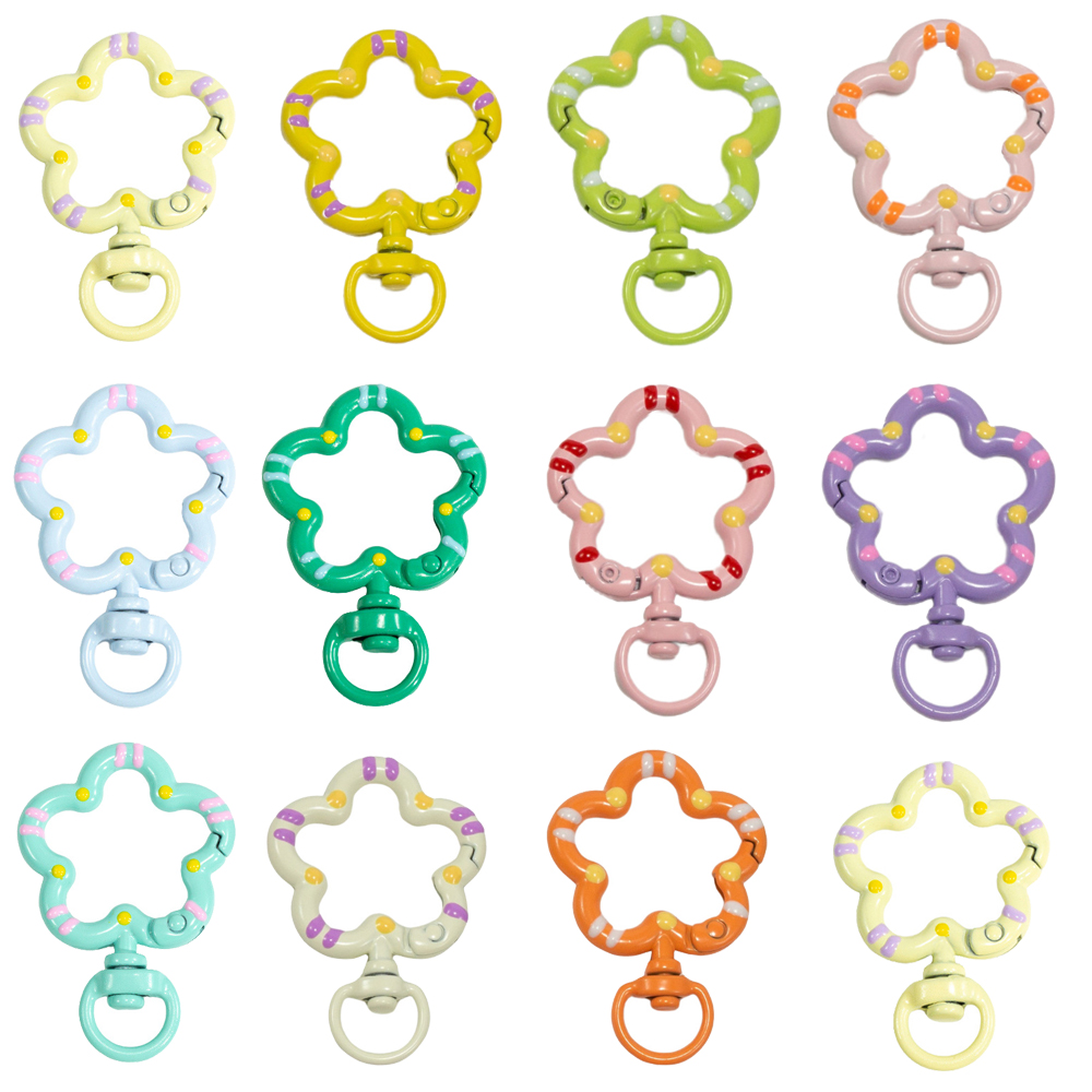 Jewelry Making Hoops - 5 Stück Karabinerverschlüsse aus Metall mit