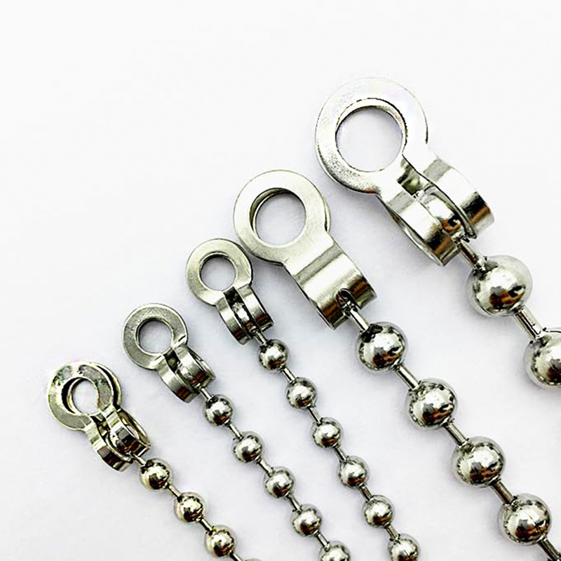 Jewelry Making Loops - 30 Stück Edelstahl-Kugelketten-Verbindungsverschlüsse, passend für 2,0/2,4/3,2/4/5/6/8
