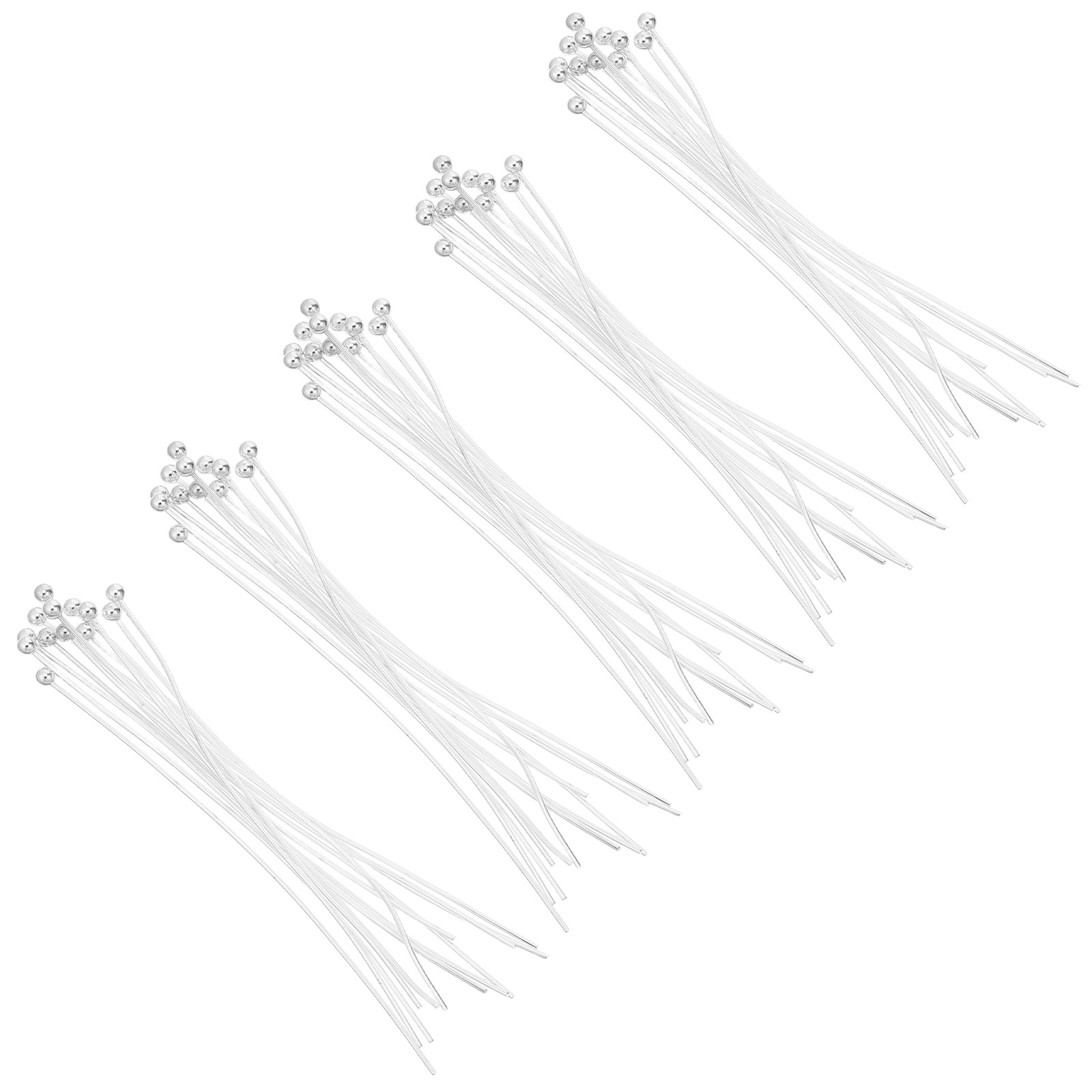 Jewelry Making Head Pins - 200 Stück flexible Metall-Kugelkopfnadeln aus Edelstahl