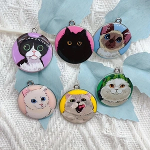 10 Stück Cartoon-Tier-Katzen-E – Jewelry Making Pendants Bewertung und Preis