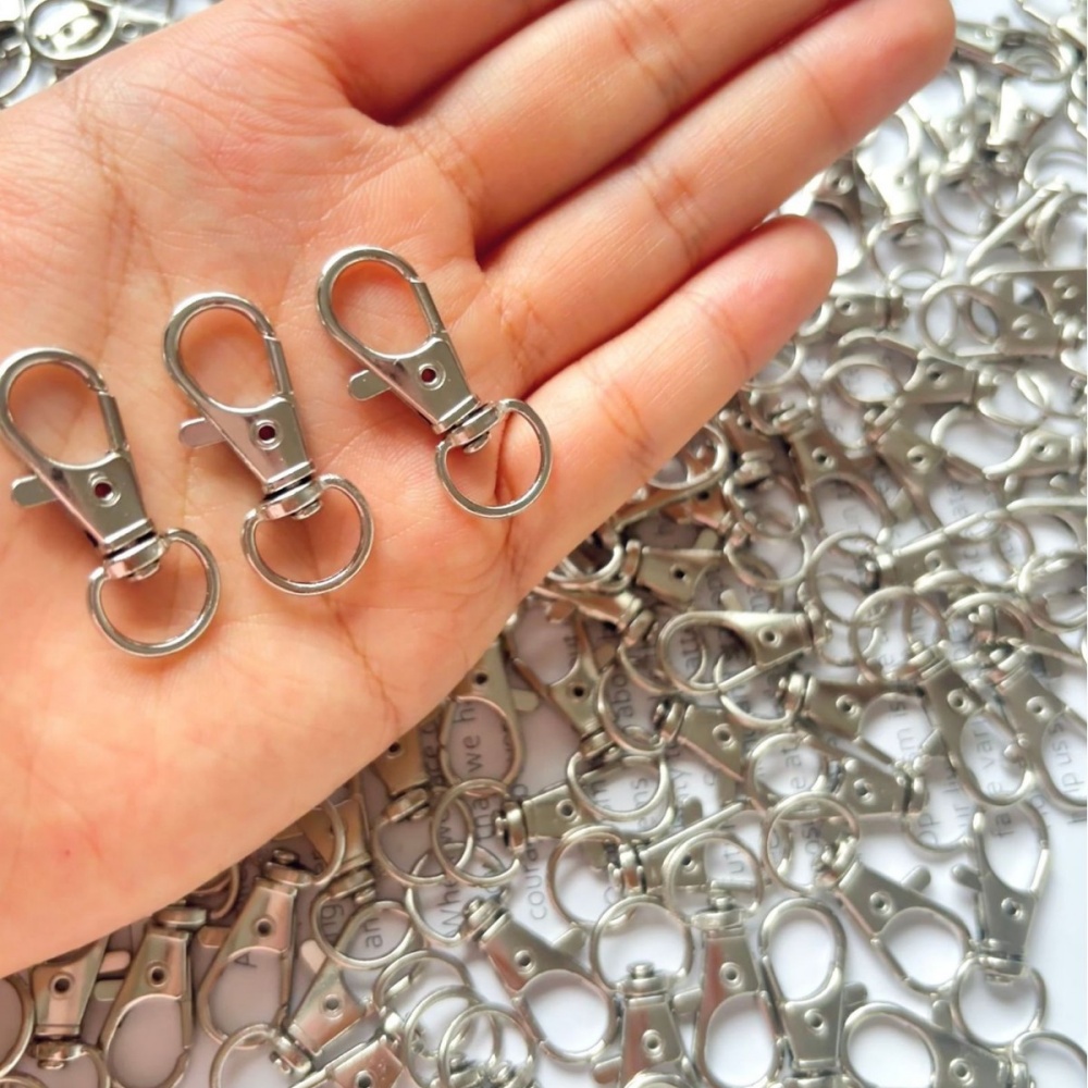25-200 Stück Metall-Drehkarabi – Jewelry Making Hoops Bewertung und Preis