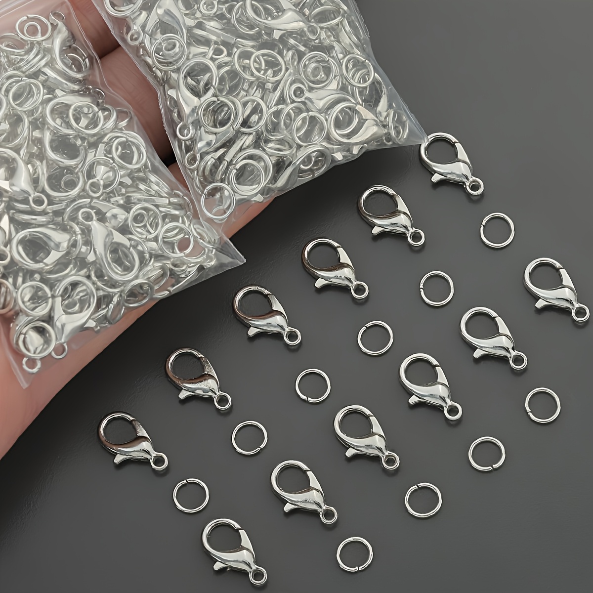 1/2/300 Stück Karabinerverschl – Jewelry Making Loops Bewertung und Preis