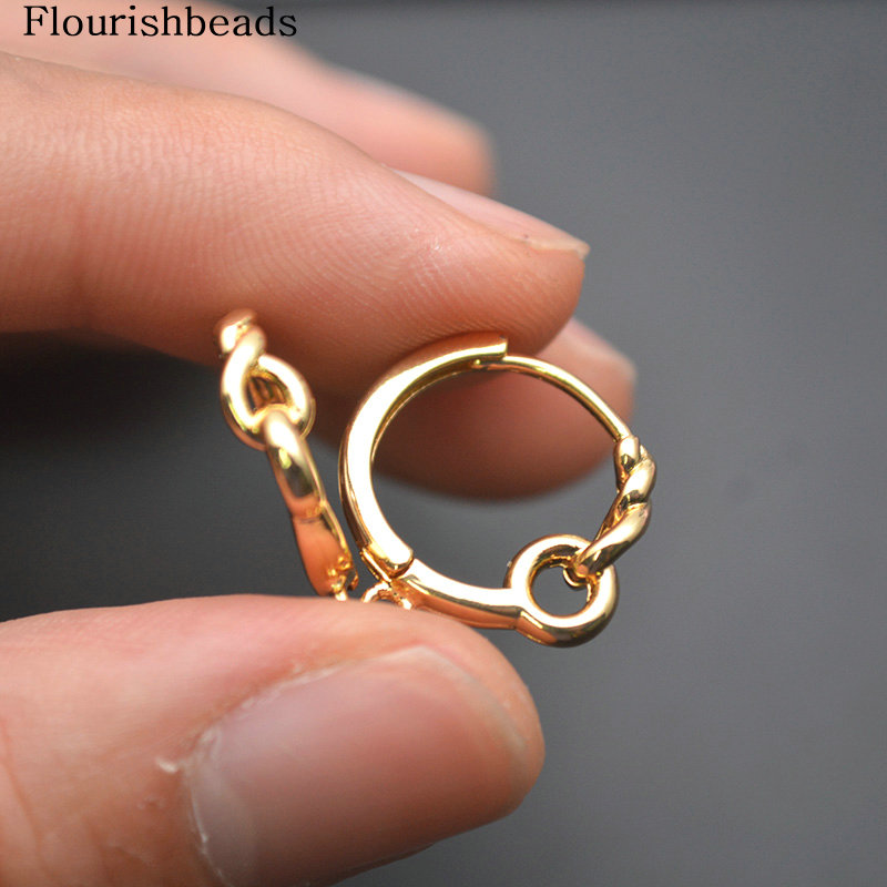 30 Stück gedrehte runde Kreis  – Jewelry Making Hoops Bewertung und Preis