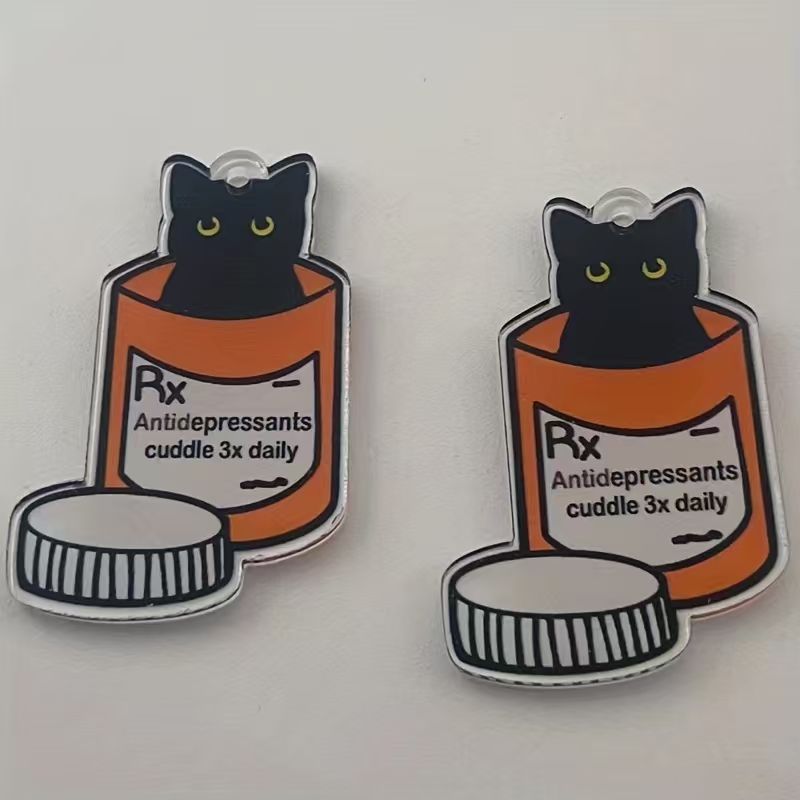 10 Stück Acryl-Medizin-Katzen- – Jewelry Making Pendants Bewertung und Preis
