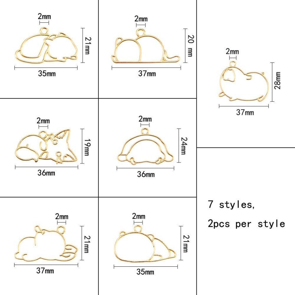 14 Stück Hibernator-Thema mit  – Jewelry Making Loops Bewertung und Preis