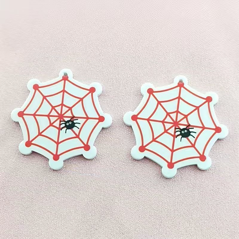10 Stück Acryl-Halloween-Spinn – Jewelry Making Pendants Bewertung und Preis
