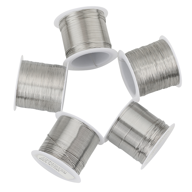 1 Rolle Edelstahl-Perlendraht, – Jewelry Making Thread Bewertung und Preis