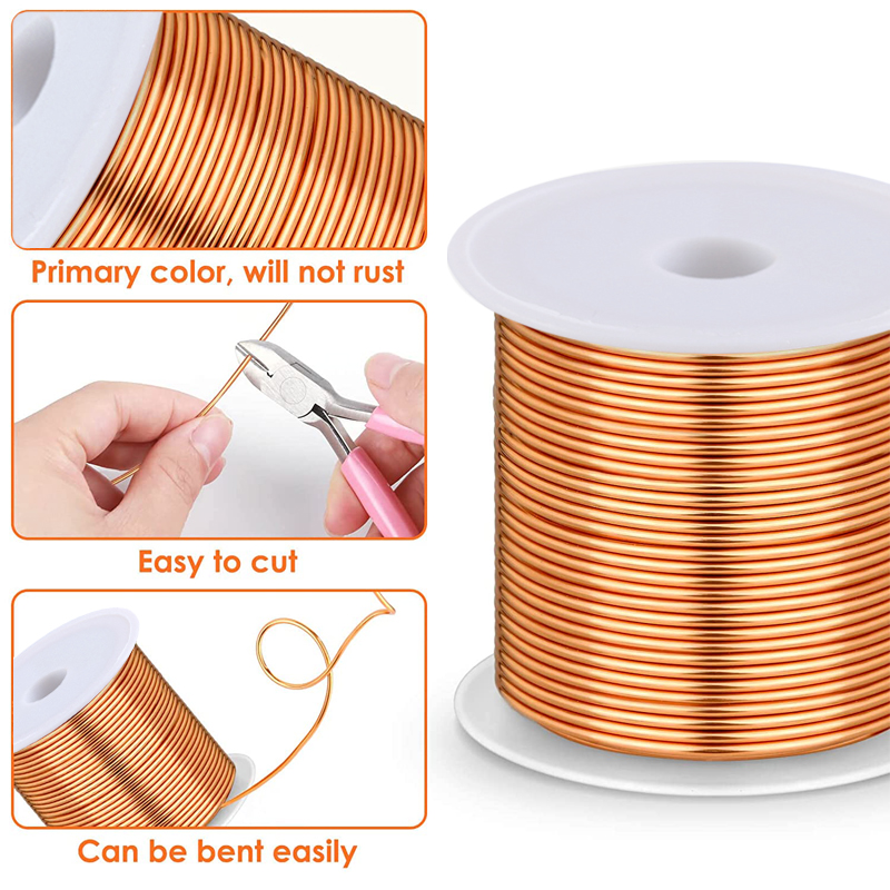 1–3 Rollen weicher Kupferdraht – Jewelry Making Thread Bewertung und Preis