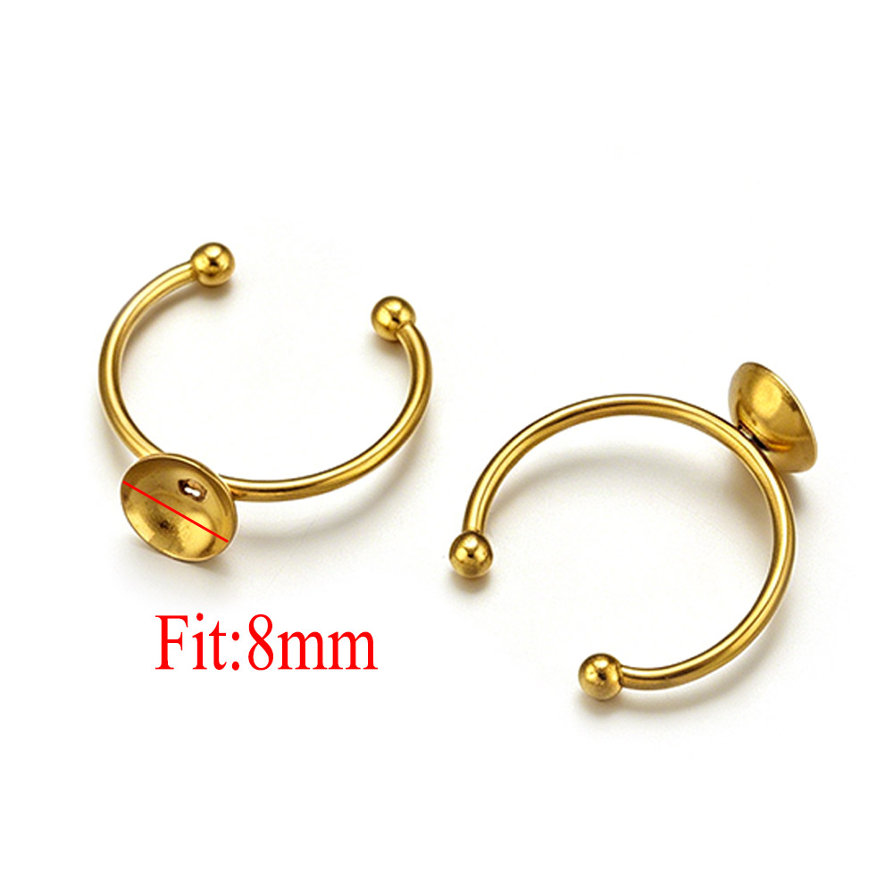 10 Stück Edelstahl Runde Verst – Jewelry Making With Stones Bewertung und Preis