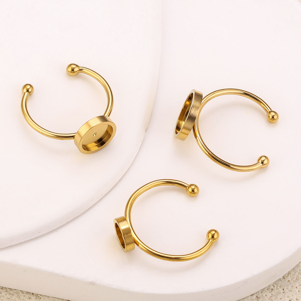 10 Stück Edelstahl Runde Verst – Jewelry Making With Stones Bewertung und Preis