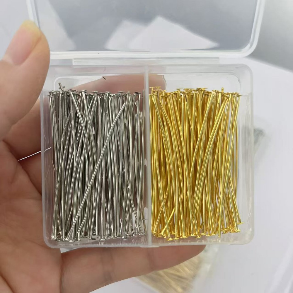 200 Stück 30/40/50mm Nadeln mi – Jewelry Making Head Pins Bewertung und Preis