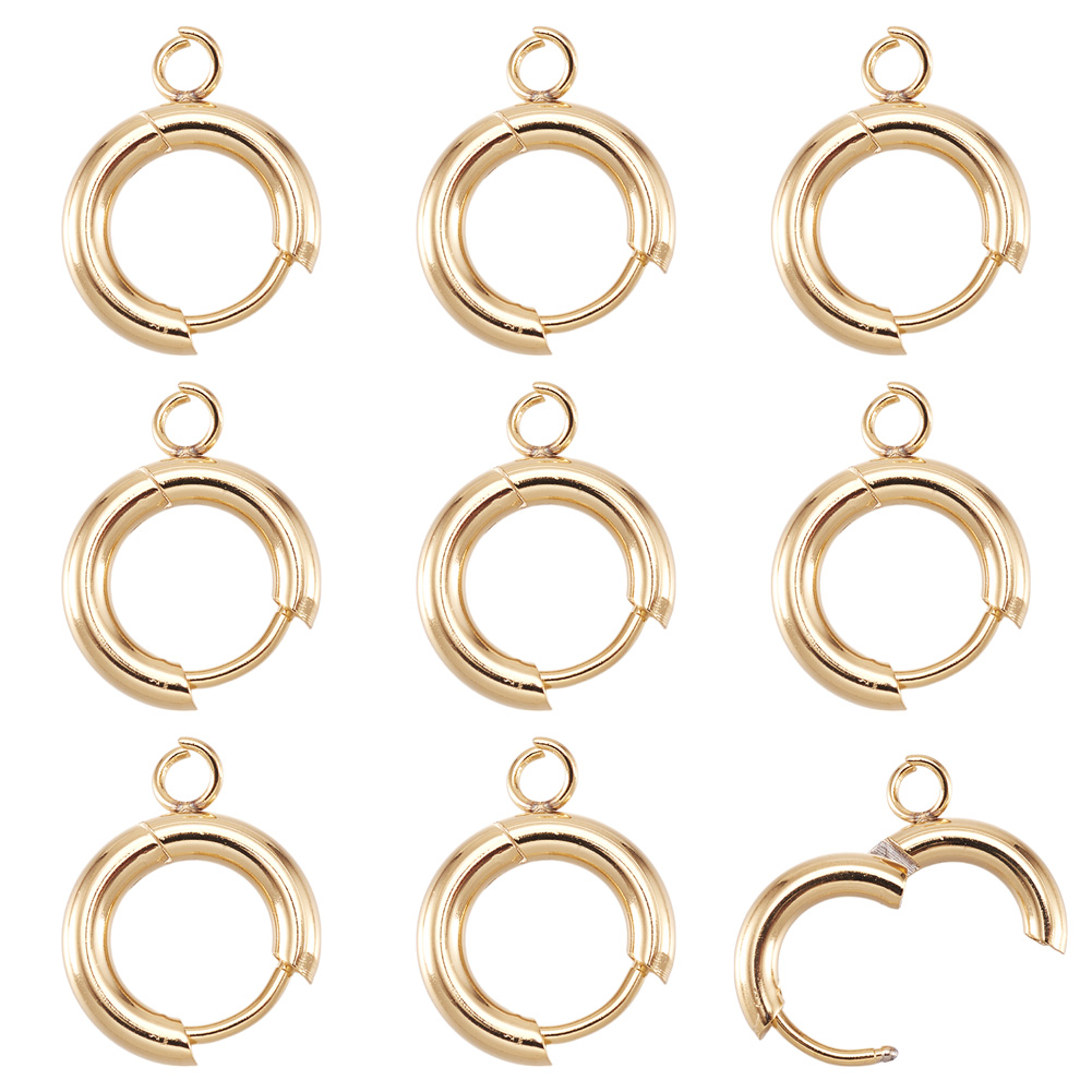 10 Stück 201 Edelstahl Huggie- – Jewelry Making Loops Bewertung und Preis