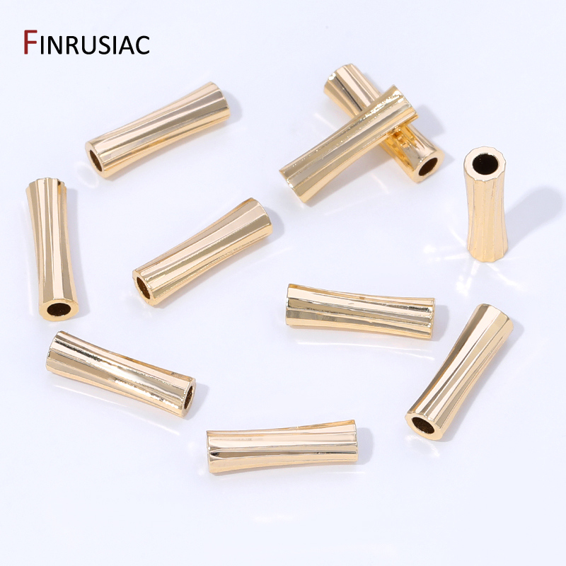 14K vergoldete Messing-Streife – Crimp Bead Tube Bewertung und Preis