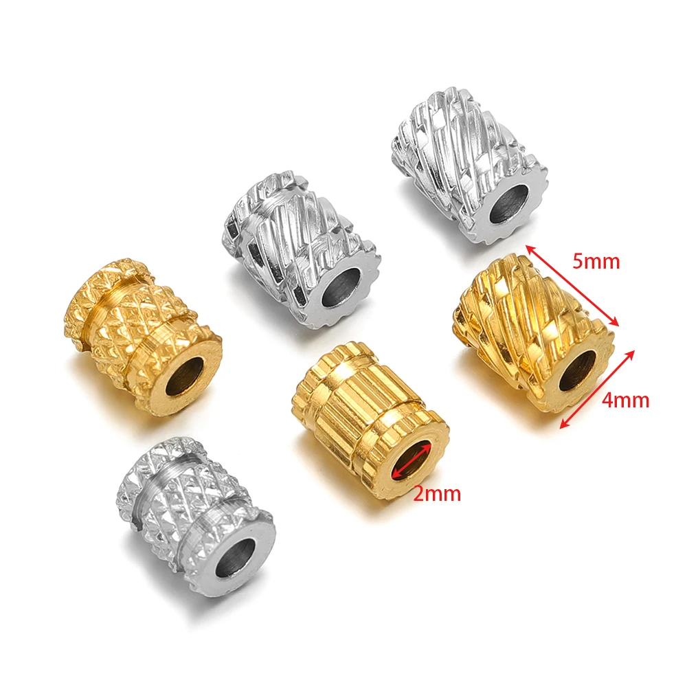 20 Stück PVD Gold Edelstahl Gr – Crimp Bead Tube Bewertung und Preis