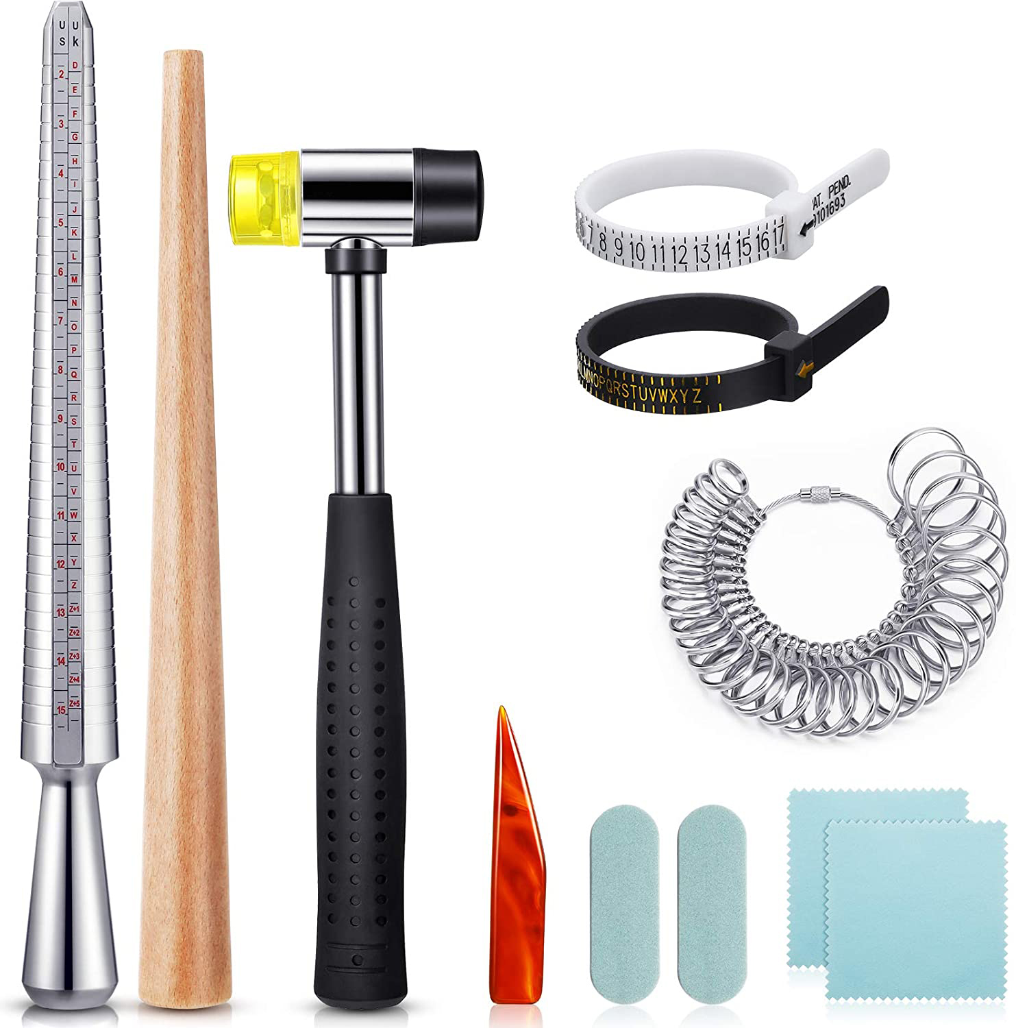11-teiliges US-UK-Ring-Dorn-Se – Jewelry Making Desk Bewertung und Preis