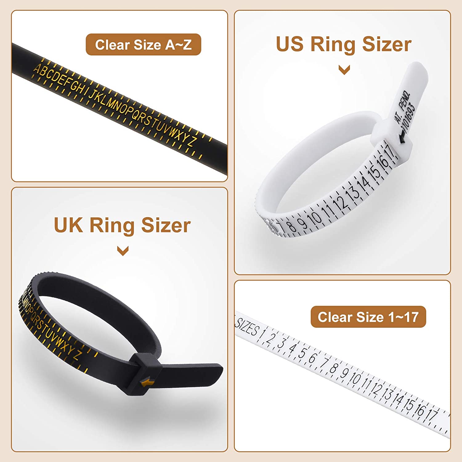 11-teiliges US-UK-Ring-Dorn-Se – Jewelry Making Desk Bewertung und Preis