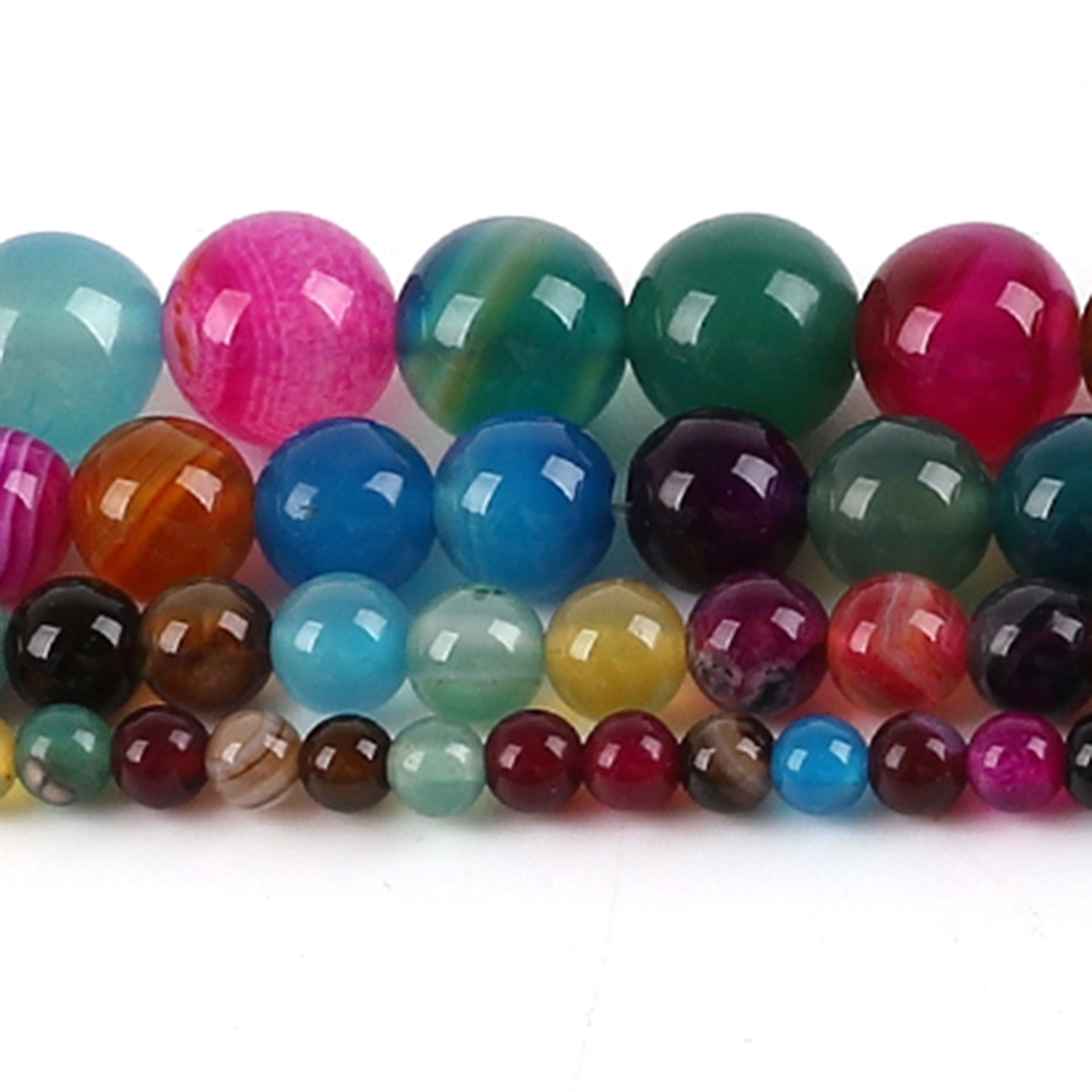Natürliche Achat-Steinperlen,  – Jewelry Making With Stones Bewertung und Preis