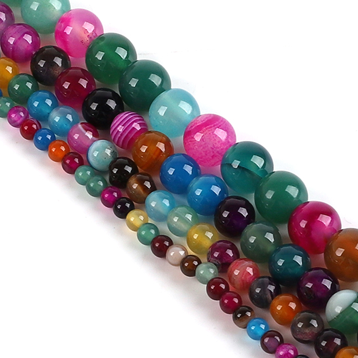 Natürliche Achat-Steinperlen,  – Jewelry Making With Stones Bewertung und Preis