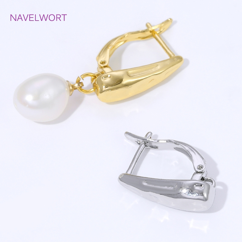 18K vergoldete, glatte Ohrring – Jewelry Making Thread Bewertung und Preis