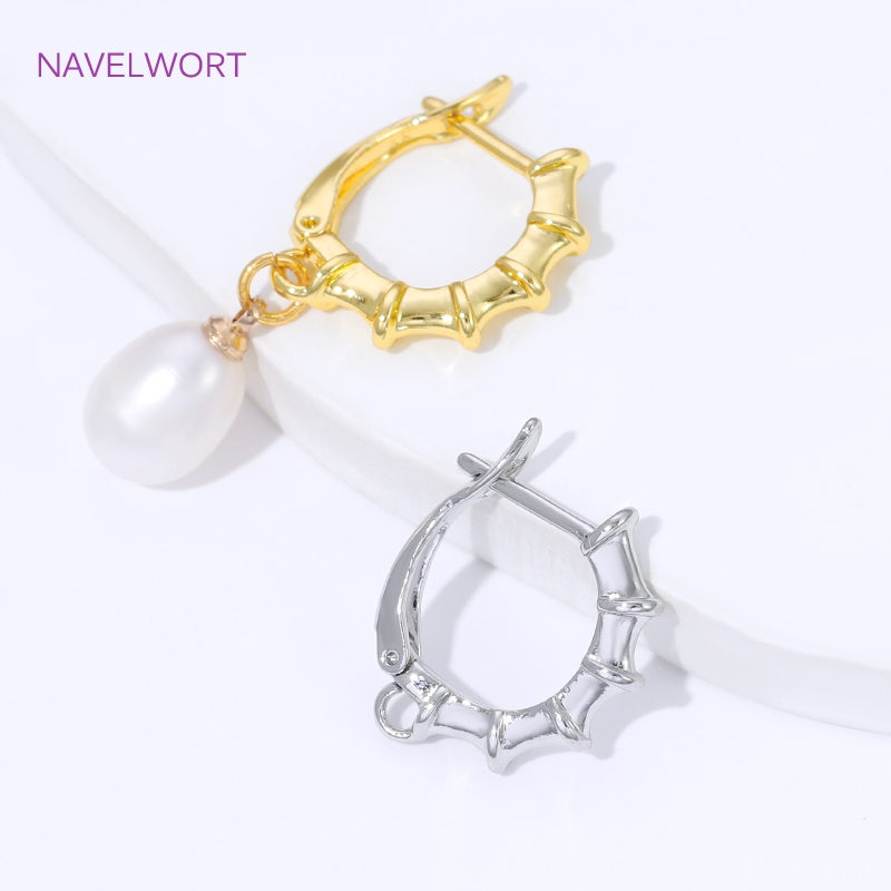 18K vergoldete, glatte Ohrring – Jewelry Making Thread Bewertung und Preis