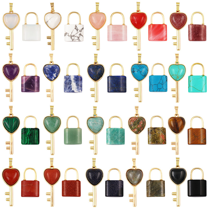 Natürliche Halbedelstein-Herzs – Jewelry Making For Couples Bewertung und Preis