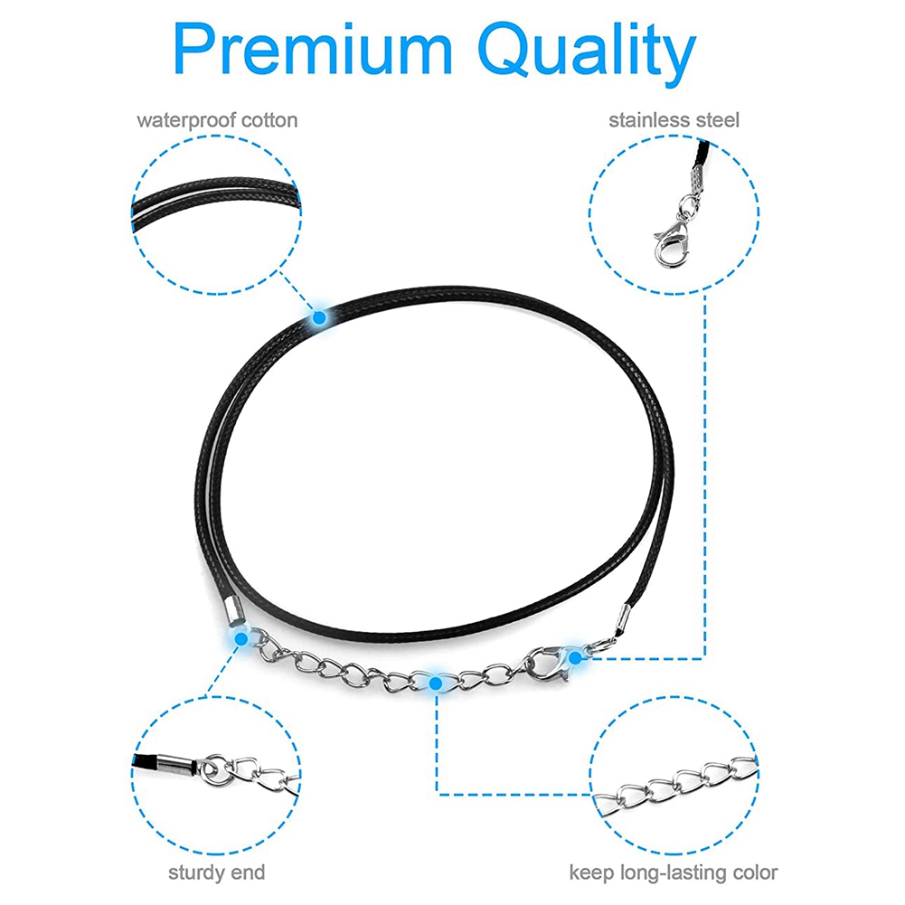 ABQR 24 Stück Kordel-Halskette – Jewelry Making Pendants Bewertung und Preis