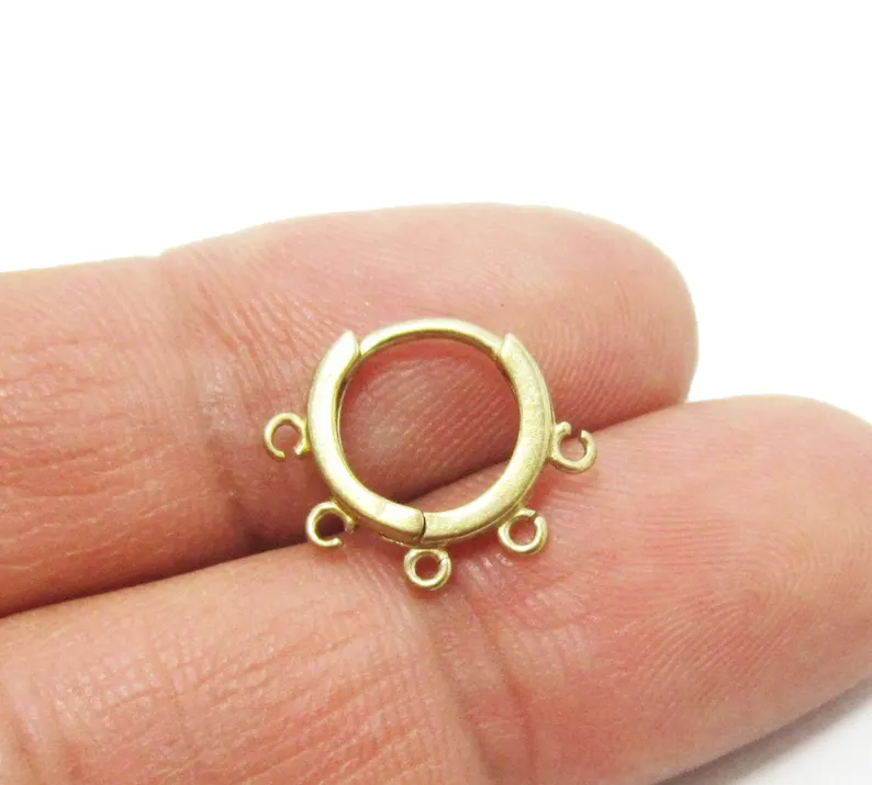 10 Stück Messing-Ohrreifen, Le – Jewelry Making Loops Bewertung und Preis