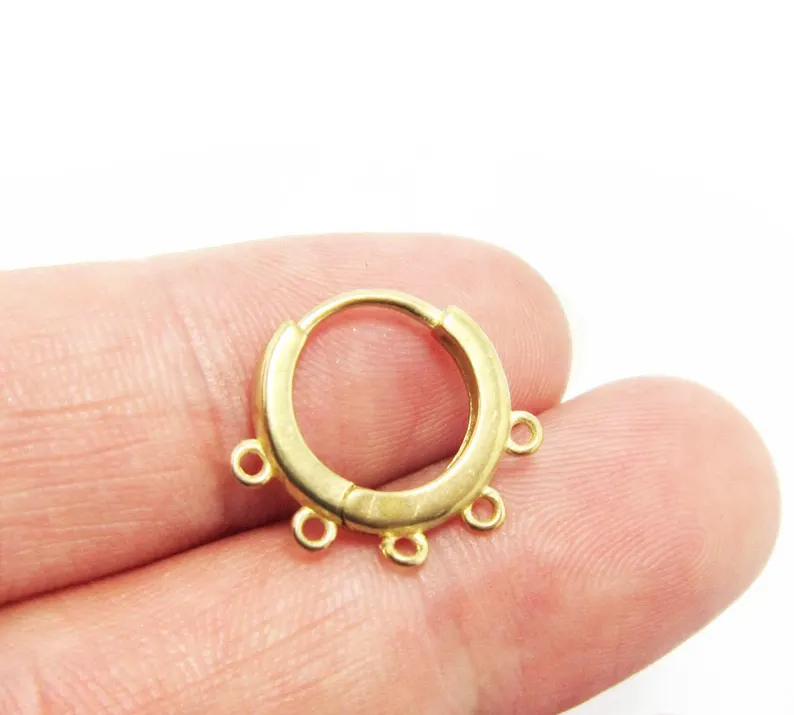 10 Stück Messing-Ohrreifen, Le – Jewelry Making Loops Bewertung und Preis