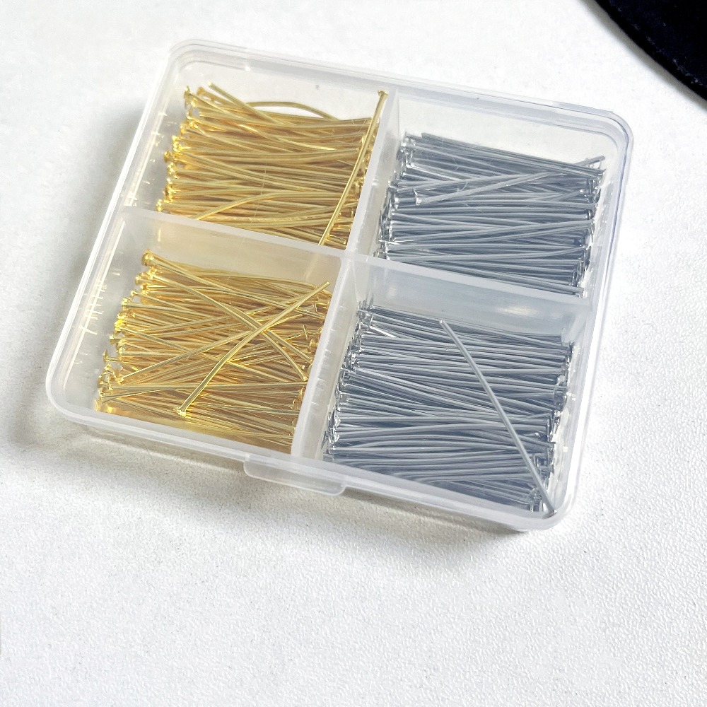 400 Stück gemischte Eisenkopfn – Jewelry Making Head Pins Bewertung und Preis