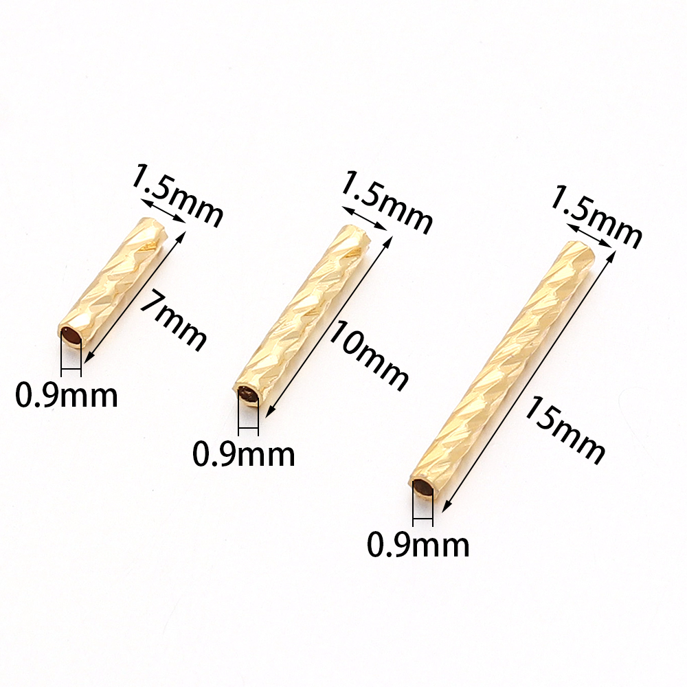 30 Stück vergoldete Kupfer-Roh – Crimp Bead Tube Bewertung und Preis