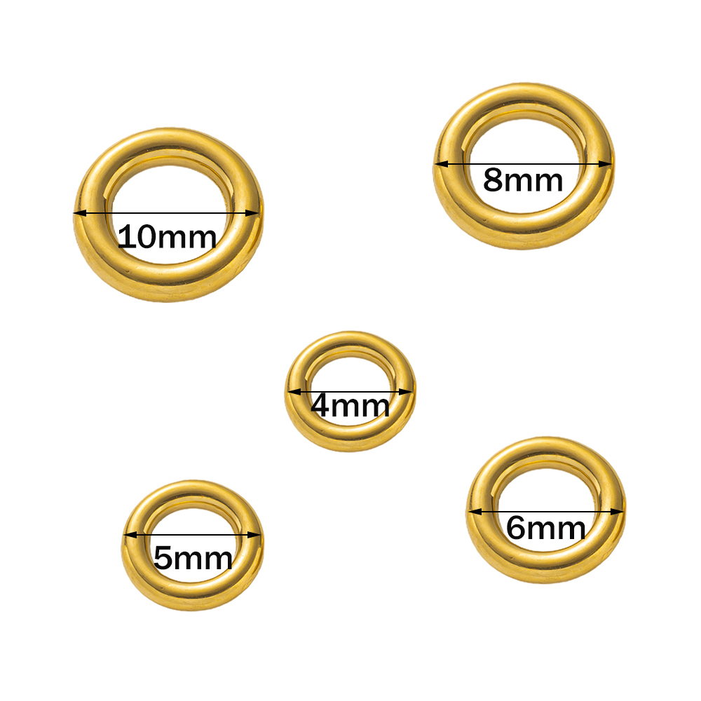 10 stücke Edelstahl Gold O Rin – Jewelry Making Loops Bewertung und Preis