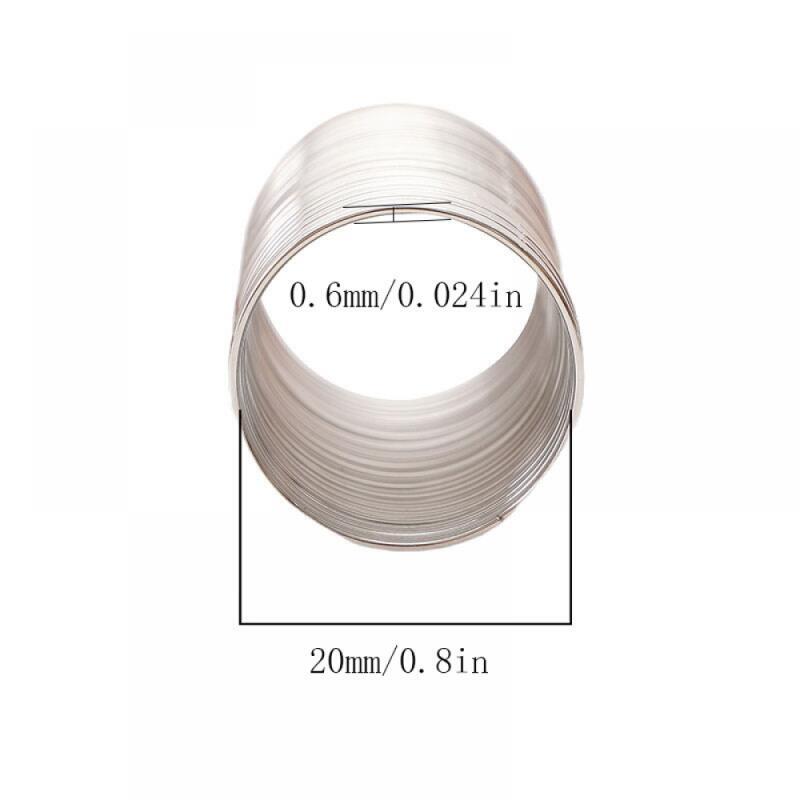 Ca. 68 Schlaufen, 0,6 mm Stahl – Memory Wire Bracelet Bewertung und Preis