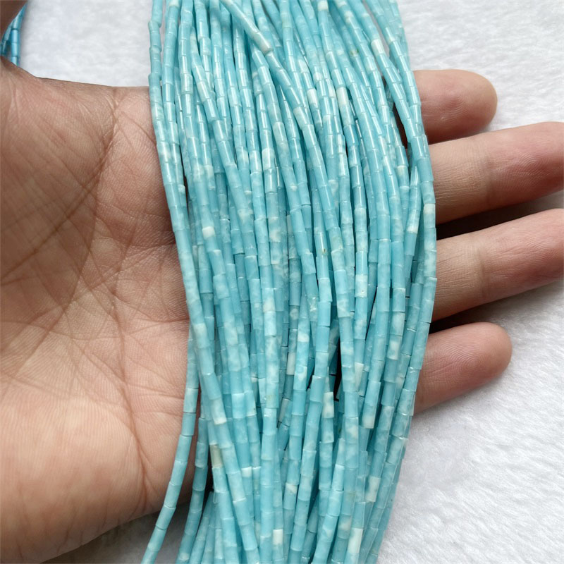 4*2mm kleine Naturstein runde  – Crimp Bead Tube Bewertung und Preis