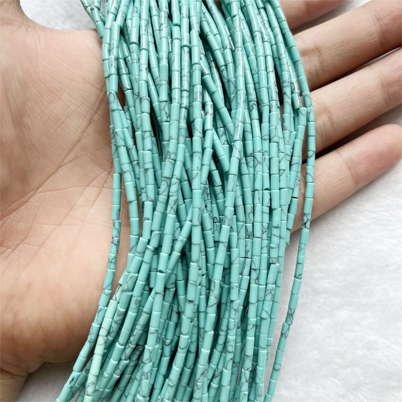 4*2mm kleine Naturstein runde  – Crimp Bead Tube Bewertung und Preis