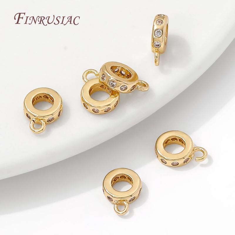 14K vergoldete CZ-Bügel für di – Jewelry Making Loops Bewertung und Preis