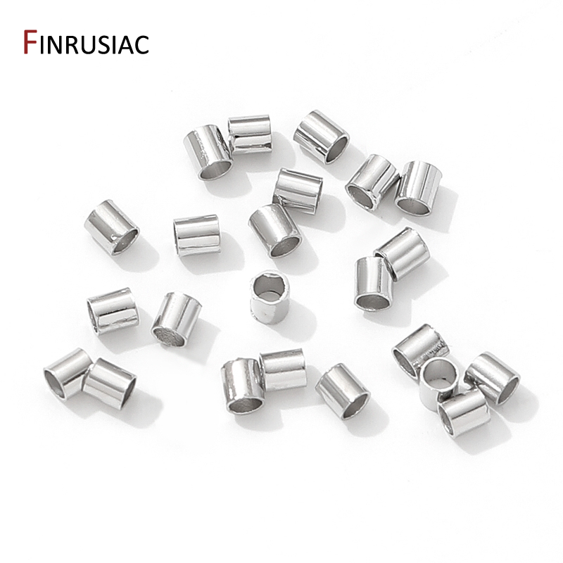 18K vergoldete Messingrohr-Cri – Crimp Bead Tube Bewertung und Preis