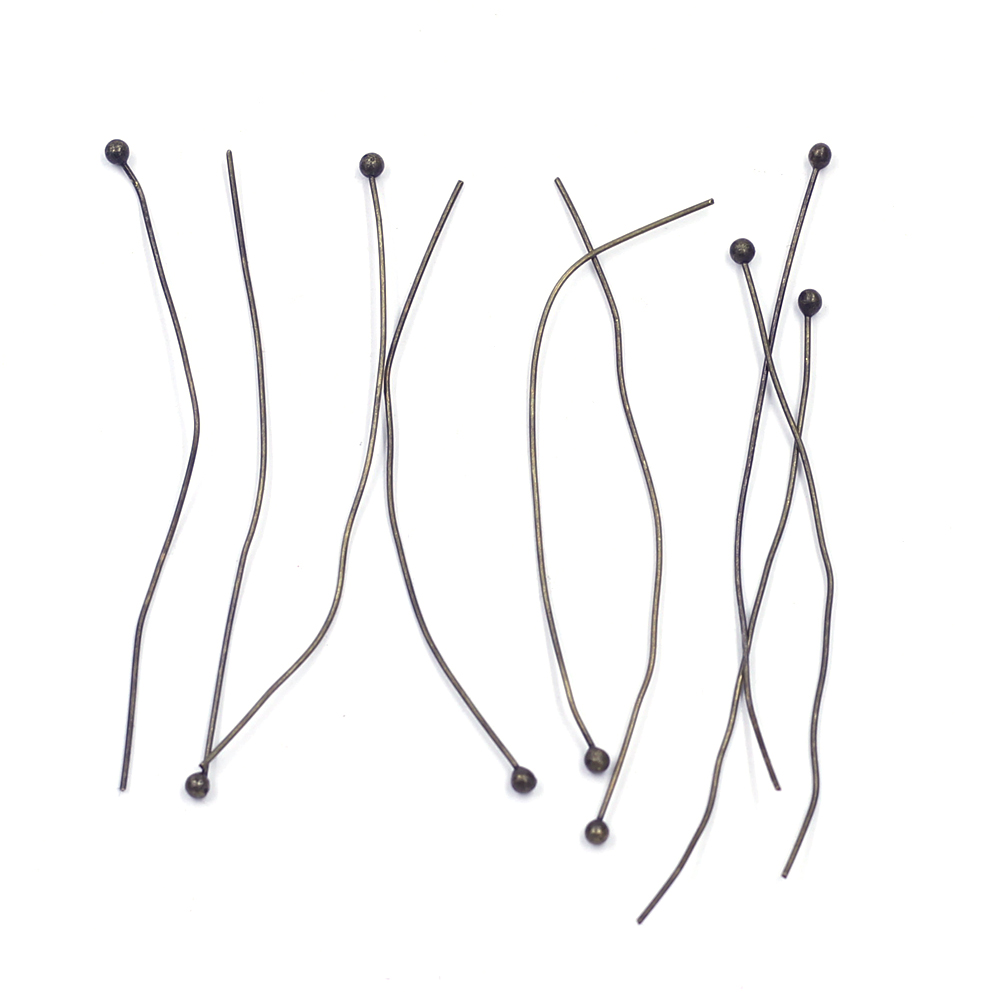 100 Stück Kupfer-Kugelkopfnade – Jewelry Making Head Pins Bewertung und Preis