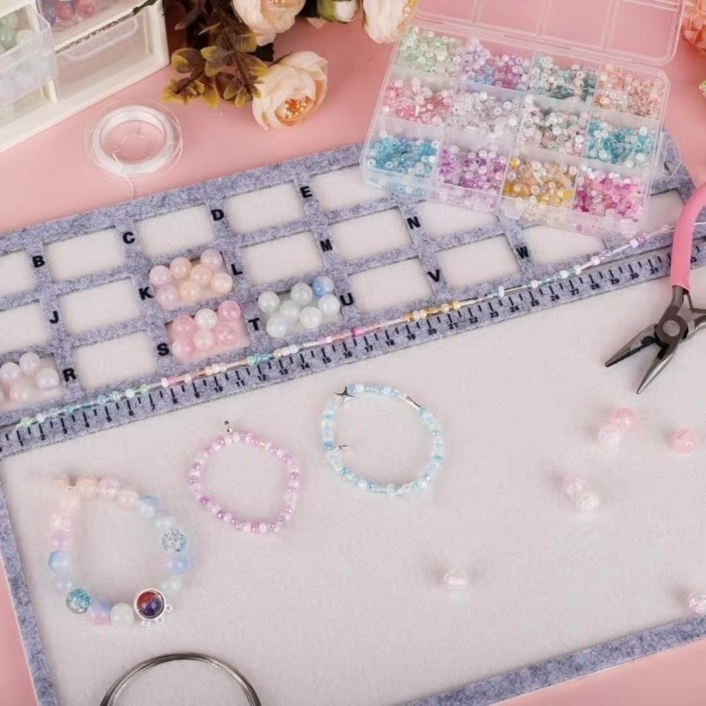 Filz-Perlensortiermatte mit Al – Jewelry Making Desk Bewertung und Preis