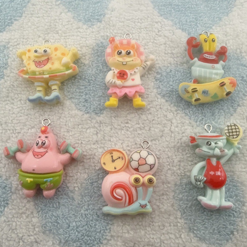 10 Stück Cartoon-Harzanhänger, – Jewelry Making Pendants Bewertung und Preis