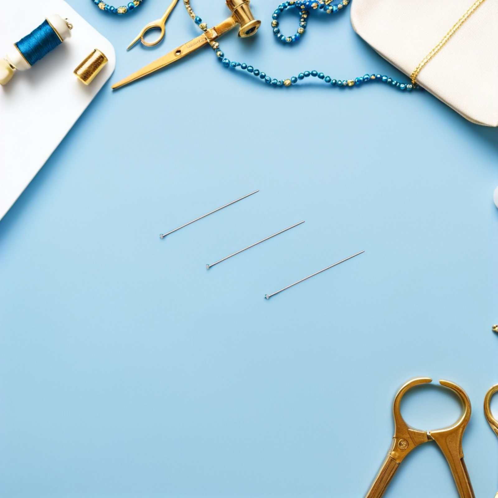 300 Stück Edelstahl-Flachstift – Jewelry Making Head Pins Bewertung und Preis