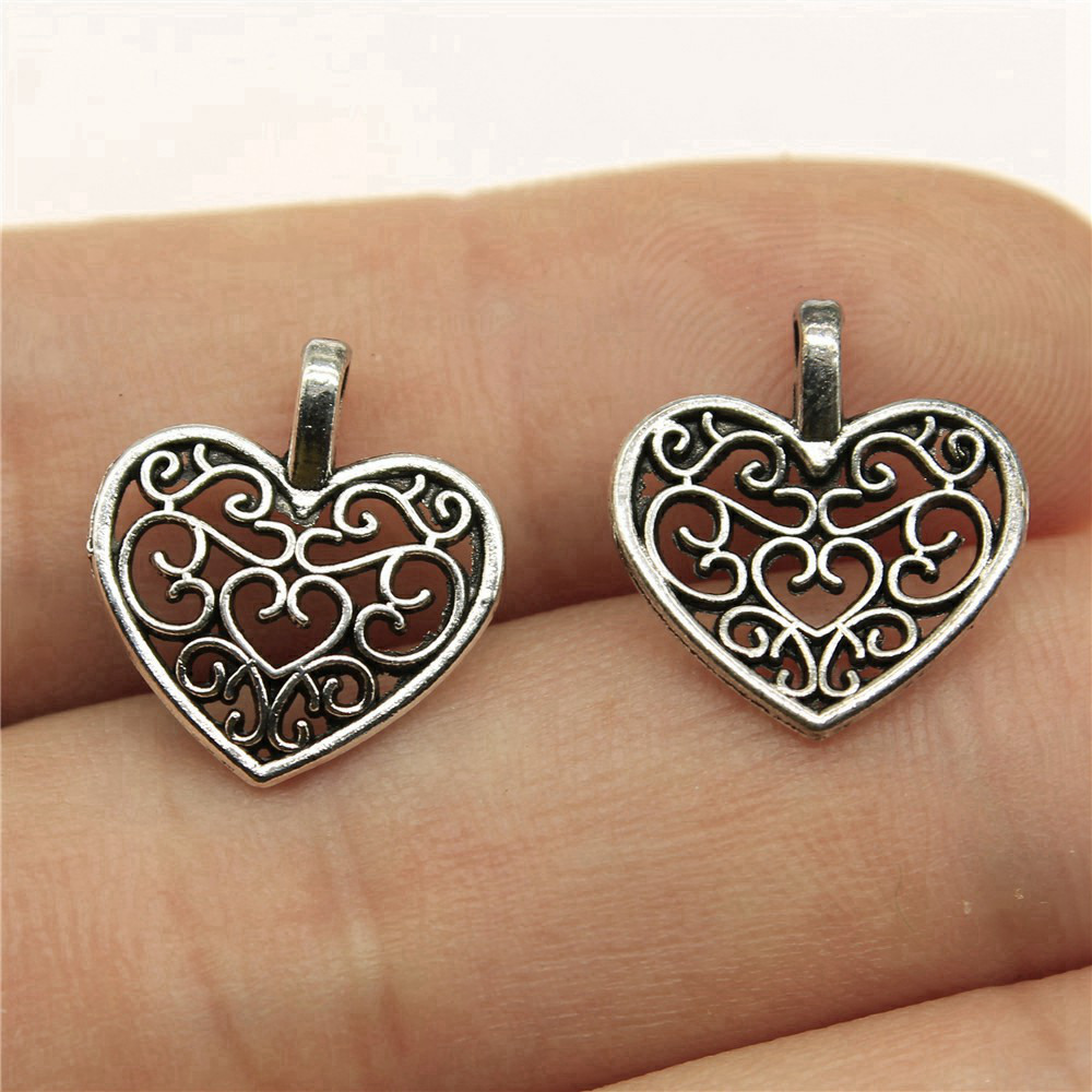 Gitter-Herz-Paar-Hochzeitsanhä – Jewelry Making For Couples Bewertung und Preis