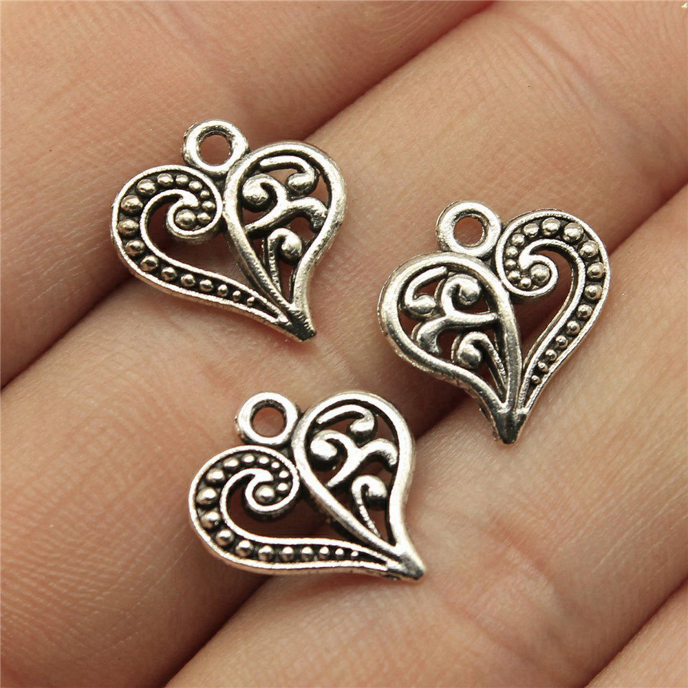 Gitter-Herz-Paar-Hochzeitsanhä – Jewelry Making For Couples Bewertung und Preis