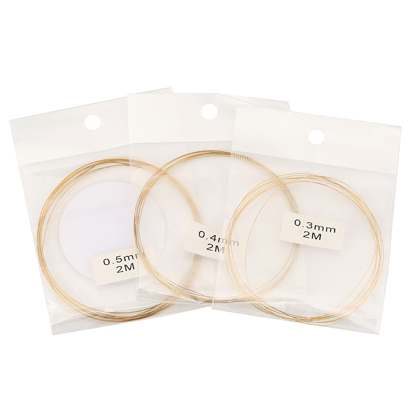 2 Meter Edelstahl 0,3 0,4 0,5  – Jewelry Making Thread Bewertung und Preis
