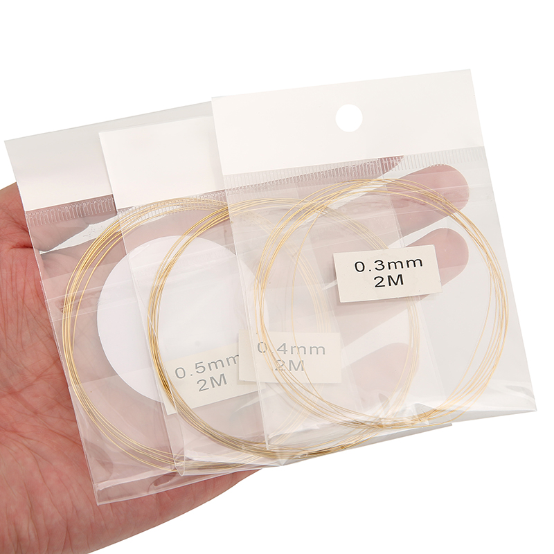 2 Meter Edelstahl 0,3 0,4 0,5  – Jewelry Making Thread Bewertung und Preis