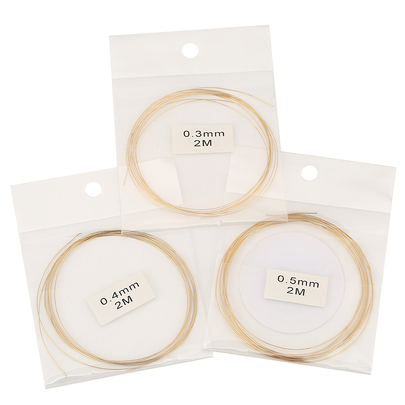 2 Meter Edelstahl 0,3 0,4 0,5  – Jewelry Making Thread Bewertung und Preis