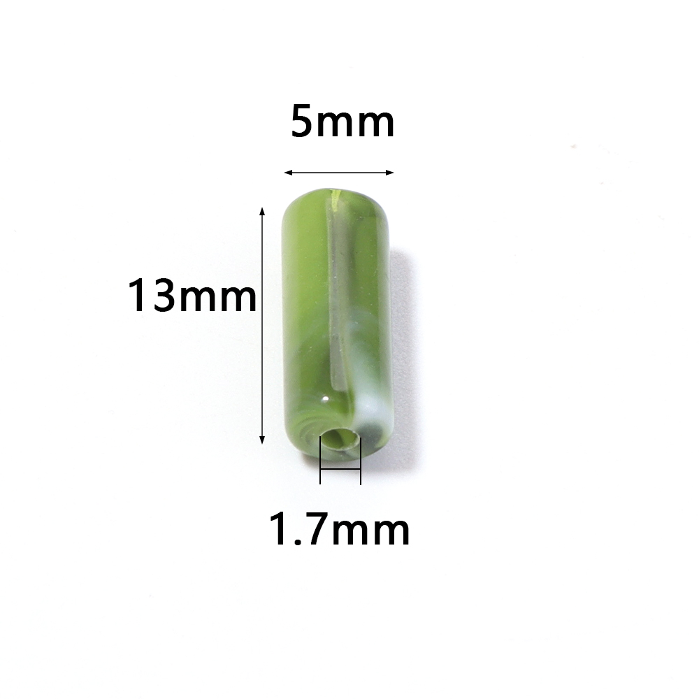 100 Stück 5 x 13 mm Acryl-Röhr – Crimp Bead Tube Bewertung und Preis